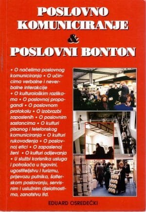 Naslovnica knjige POSLOVNO KOMUNICIRANJE I POSLOVNI BONTON