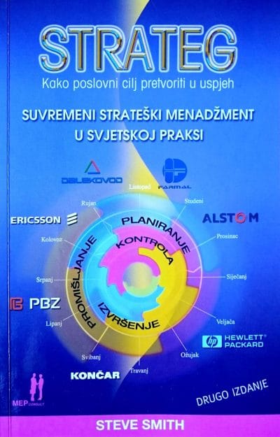 Strateg_MEP Naslovnica knjige STRATEG: Suvremeni strateški menadžment u svjetskoj praksi