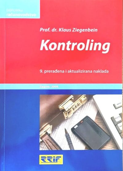 Kontroling Ziegenbein Naslovnica knjige KONTROLING: 9. prerađena i aktualizirana naklada