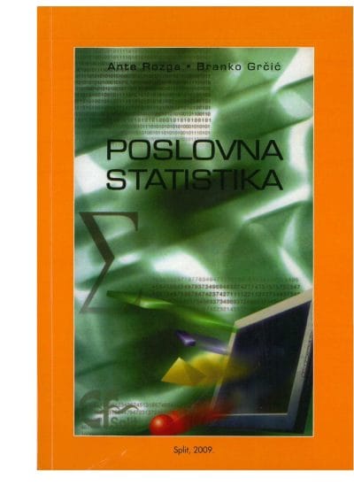 870-page-001 Naslovnica knjige POSLOVNA STATISTIKA 2009