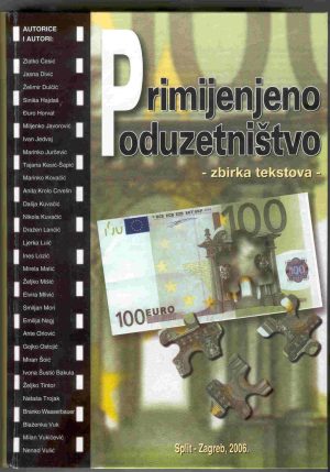 Naslovnica knjige PRIMIJENJENO PODUZETNIŠTVO - ZBIRKA TEKSTOVA