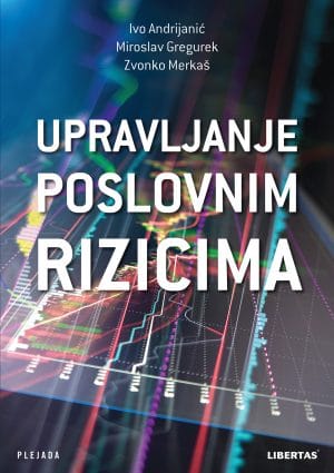 Naslovnica knjige UPRAVLJANJE POSLOVNIM RIZICIMA - Ivo Andrijanić, Miroslav Gregurek, Zvonko Merkaš
