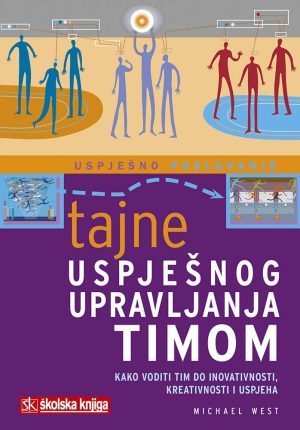 Naslovnica knjige TAJNE USPJEŠNOG UPRAVLJANJA TIMOM: Kako voditi tim do inovativnosti, kreativnosti i uspjeha