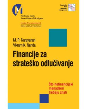 Naslovnica knjige FINANCIJE ZA STRATEŠKO ODLUČIVANJE: Što nefinancijski menadžeri trebaju znati