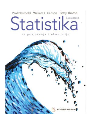 Naslovnica knjige STATISTIKA ZA POSLOVANJE I EKONOMIJU+ CD, 6. izdanje