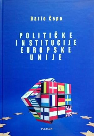 Naslovnica knjige POLITIČKE INSTITUCIJE EUROPSKE UNIJE