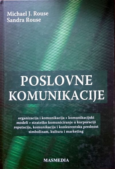 398 Naslovnica knjige POSLOVNE KOMUNIKACIJE: Kulturološki i strateški pristup