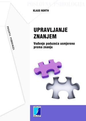 Naslovnica knjige UPRAVLJANJE ZNANJEM: Vođenje poduzeća usmjereno prema znanju