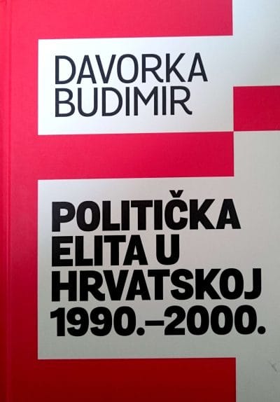 New Doc 2017-06-30 (1) Naslovnica knjige POLITIČKA ELITA U HRVATSKOJ 1990-2000. - Davorka Budimir