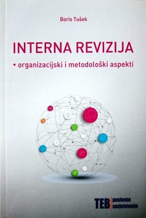 Naslovnica knjige INTERNA REVIZIJA: organizacijski i metodološki aspekti - Boris Tušek