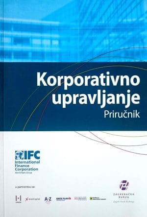 Naslovnica knjige KORPORATIVNO UPRAVLJANJE: Priručnik - Ivana Gažić, Darrin Hartzler