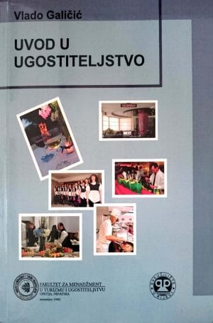 Naslovnica knjige UVOD U UGOSTITELJSTVO - Vlado Galičić