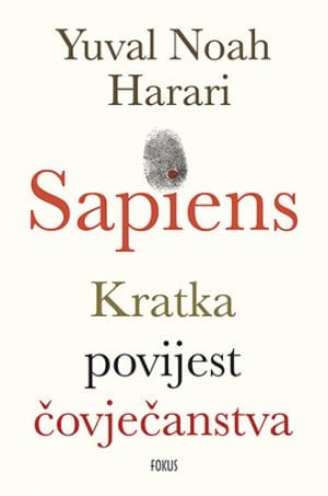 Naslovnica knjige SAPIENS: Kratka povijest čovječanstva - Yuval Noah Harari
