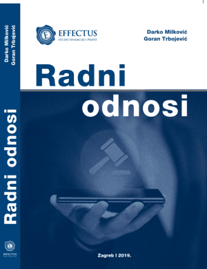 Naslovnica knjige RADNI ODNOSI - Darko Milković, Goran Trbojević