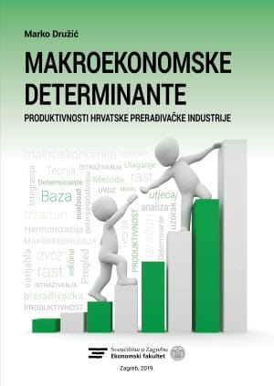 Naslovnica knjige MAKROEKONOMSKE DETERMINANTE: Produktivnosti hrvatske prerađivačke industrije - Marko Družić