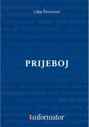 Naslovnica knjige PRIJEBOJ - Lidija Šimunović