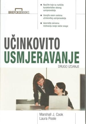 Naslovnica knjige UČINKOVITO USMJERAVANJE: Drugo izdanje - Marshall J. Cook, Laura Poole