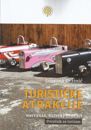 Naslovnica knjige TURISTIČKE ATRAKCIJE: Nastanak, razvoj i utjecaji - Jasmina Gržinić
