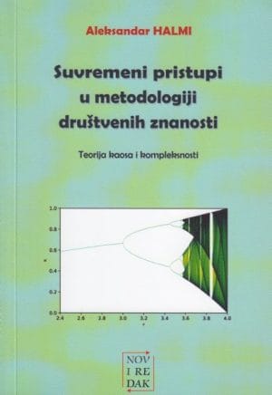 Naslovnica knjige SUVREMENI PRISTUPI U METODOLOGIJI DRUŠTVENIH ZNANOSTI: Teorija kaosa i kompleksnosti - Aleksandar Halmi