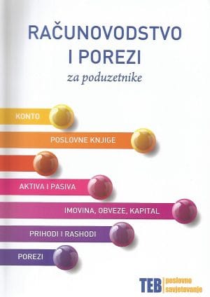 Naslovnica knjige RAČUNOVODSTVO I POREZI ZA PODUZETNIKE - Ida Dojčić, Dinko Lukač, Silvija Pretnar Abičić
