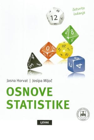 Naslovnica knjige OSNOVE STATISTIKE, IV. izdanje - Jasna Horvat, Josipa Mijoč