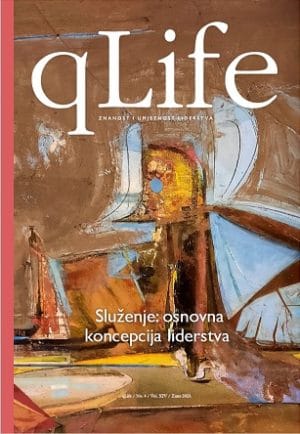 Naslovnica knjige QLIFE ČASOPIS - SLUŽENJE: OSNOVNA KONCEPCIJA LIDERSTVA: No.54, Zima 2023