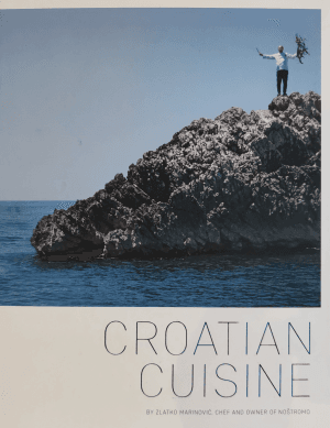 Naslovnica knjige CROATIAN CUISINE - Zlatko Marinović
