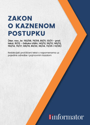 ZAKON O KAZNENOM POSTUPKU